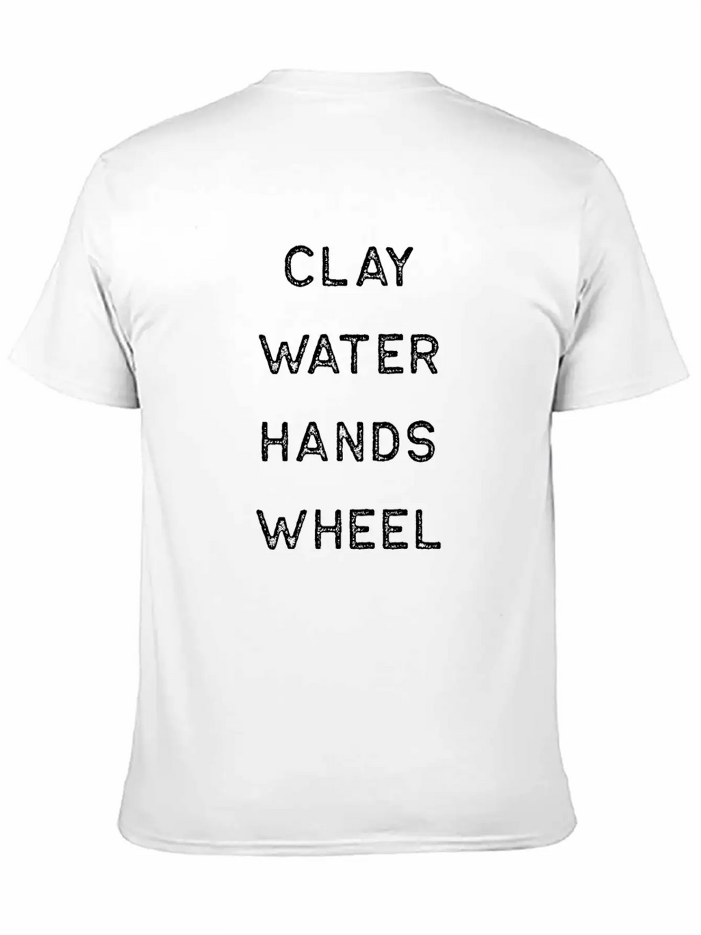 Pottery Design Clay Water Hands Wheel Light Clay Ceramics Artist Clay Funny Gift Timeless Short Sleeve Tee – Comfy And Minimalist Design