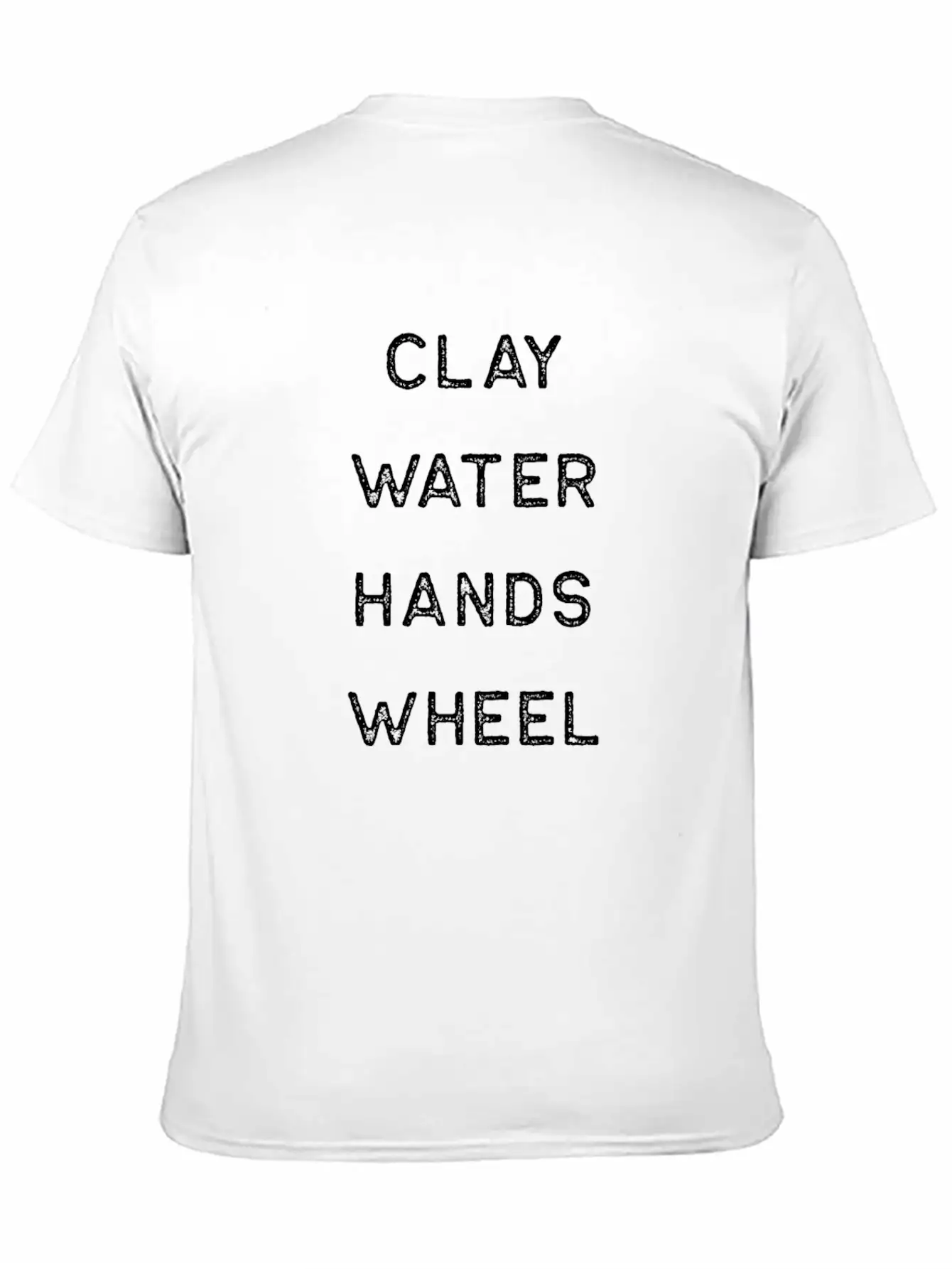 Pottery Design Clay Water Hands Wheel Light Clay Ceramics Artist Clay Funny Gift Timeless Short Sleeve Tee – Comfy And Minimalist Design