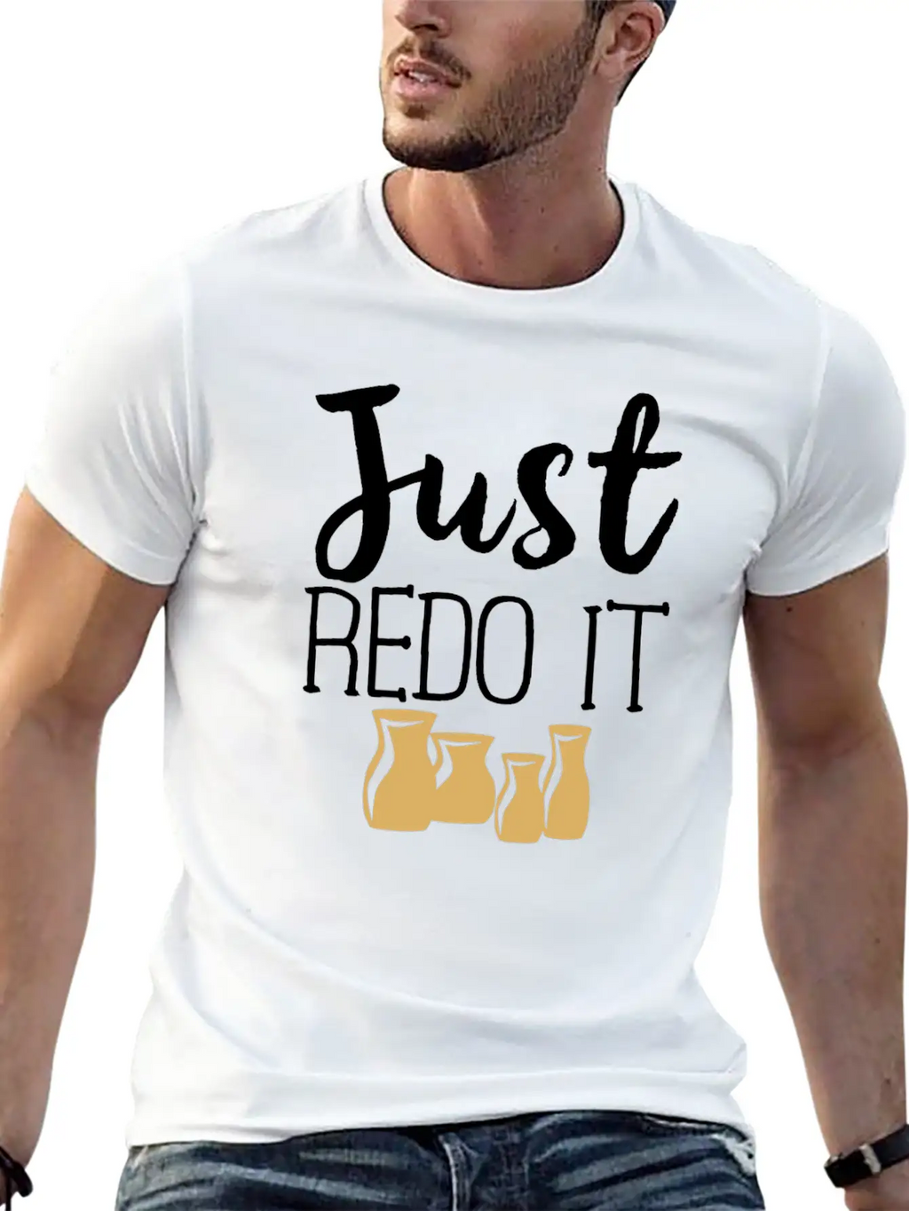 Pottery Gifts Her Anniversary Just Redo Ceramics Classic Cotton Tee – Unisex Comfort For Any Season