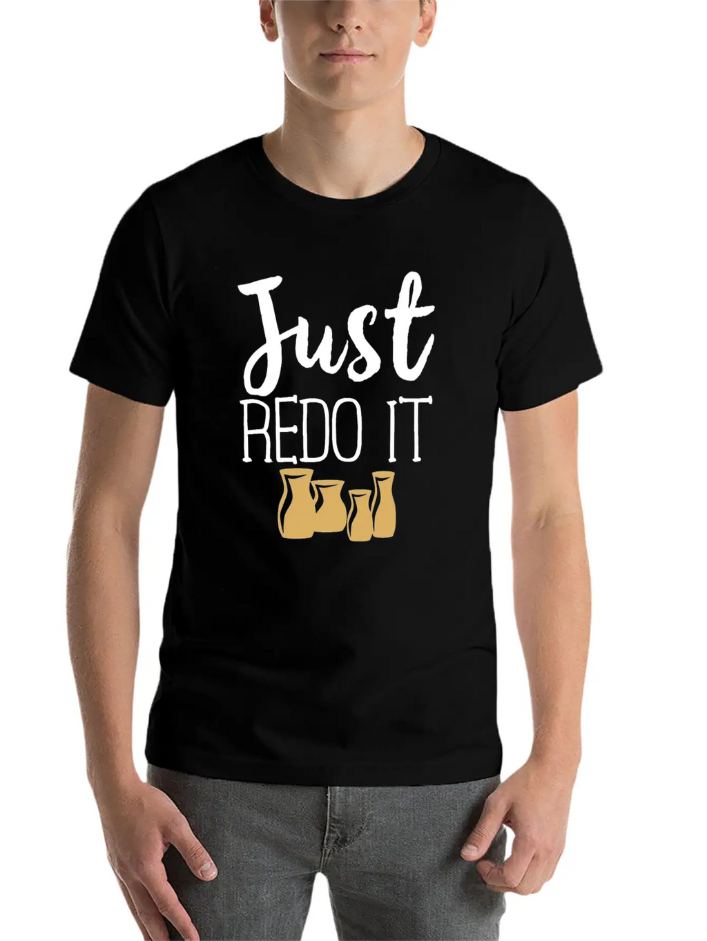 Pottery Gifts Her Anniversary Just Redo Ceramics Classic Cotton Tee – Unisex Comfort For Any Season