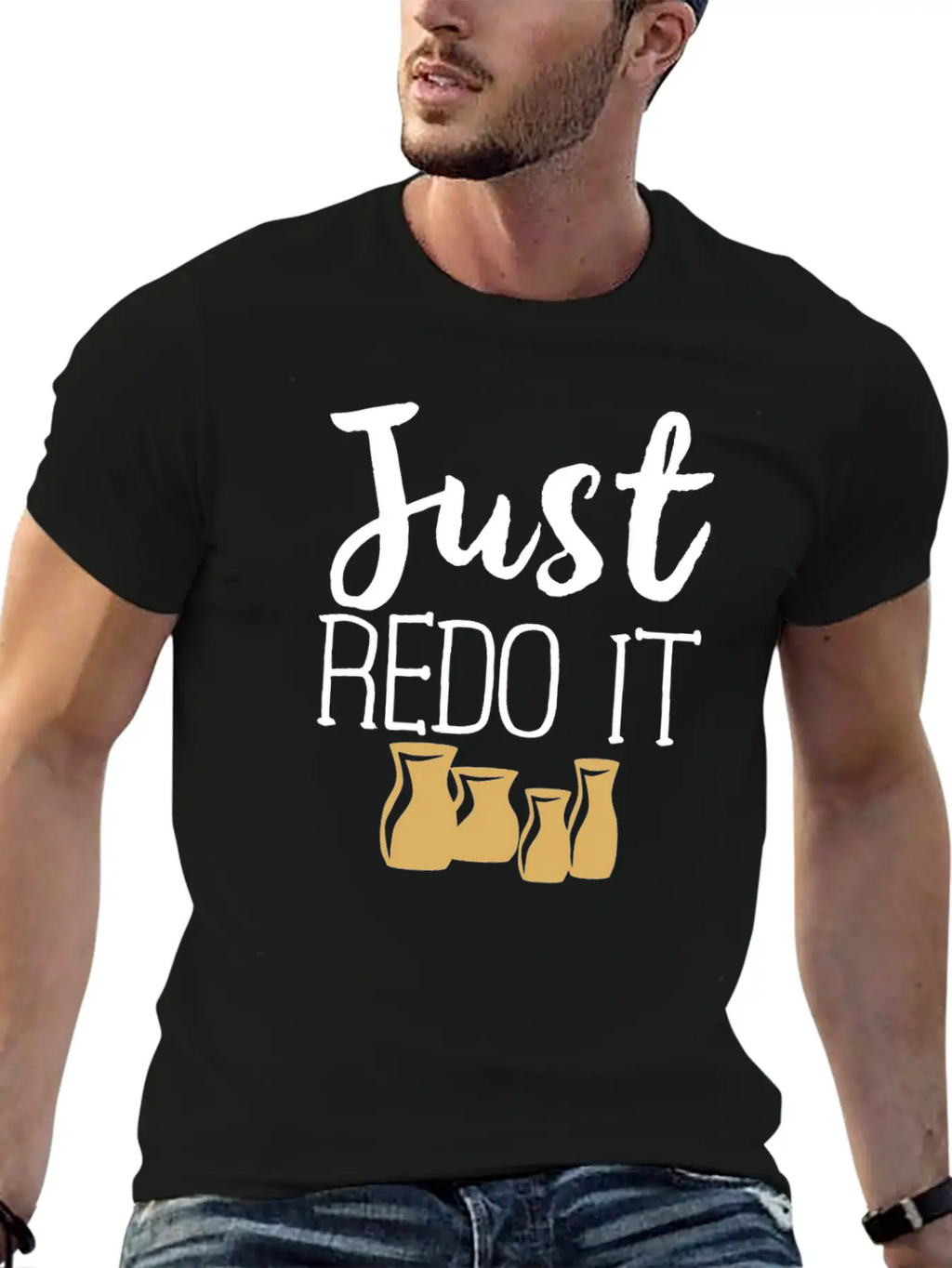 Pottery Gifts Her Anniversary Just Redo Ceramics Classic Cotton Tee – Unisex Comfort For Any Season