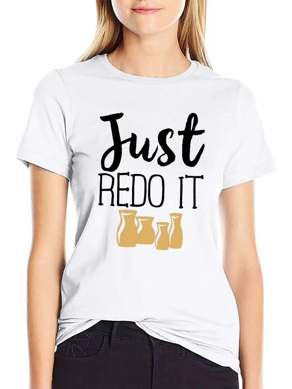 Pottery Gifts Her Anniversary Just Redo Ceramics Classic Cotton Tee – Unisex Comfort For Any Season