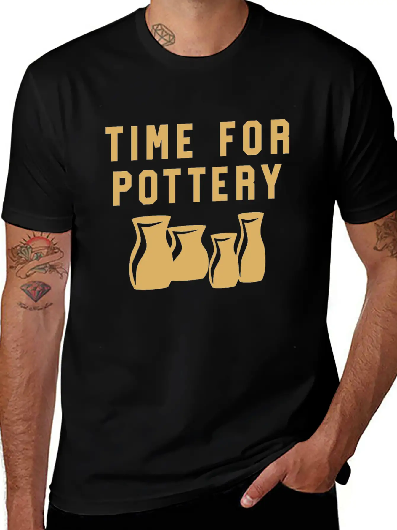 Pottery Gifts Her Birthday Funny Ceramics Relaxed Everyday Tee – Lightweight And Durable Cotton