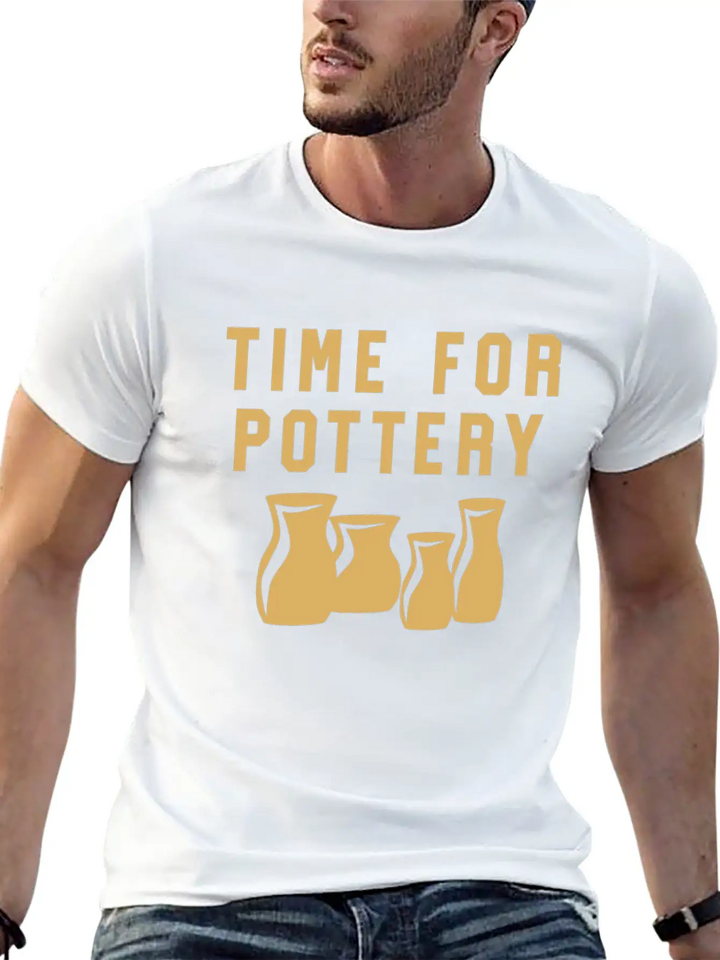 Pottery Gifts Her Birthday Funny Ceramics Relaxed Everyday Tee – Lightweight And Durable Cotton