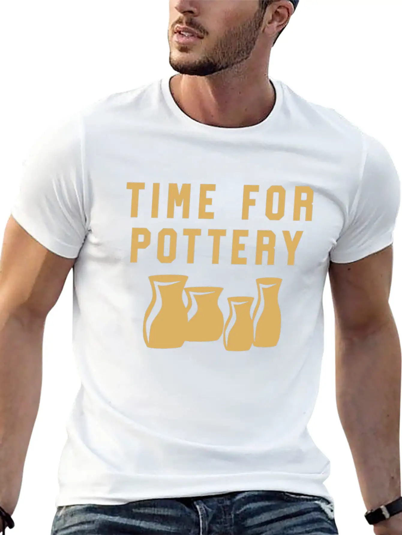 Pottery Gifts Her Birthday Funny Ceramics Relaxed Everyday Tee – Lightweight And Durable Cotton
