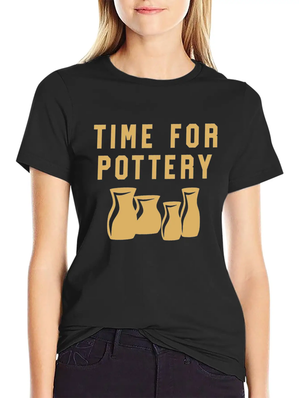 Pottery Gifts Her Birthday Funny Ceramics Relaxed Everyday Tee – Lightweight And Durable Cotton