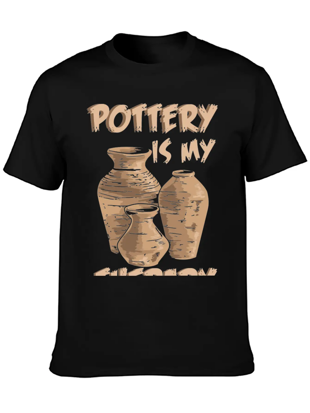 Pottery Is My Therapy Pottery And Ceramics Relaxed Everyday Tee – Lightweight And Durable Cotton