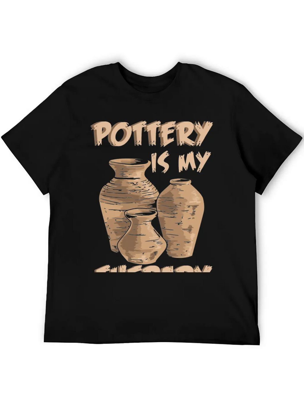 Pottery Is My Therapy Pottery And Ceramics Relaxed Everyday Tee – Lightweight And Durable Cotton