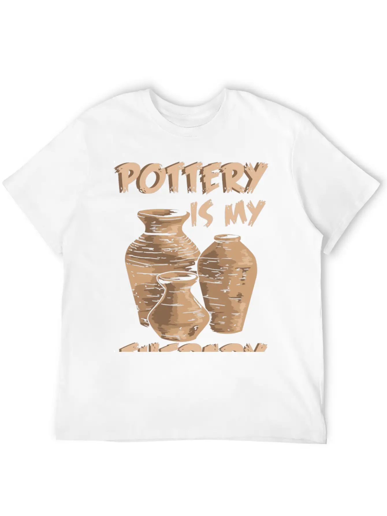 Pottery Is My Therapy Pottery And Ceramics Relaxed Everyday Tee – Lightweight And Durable Cotton