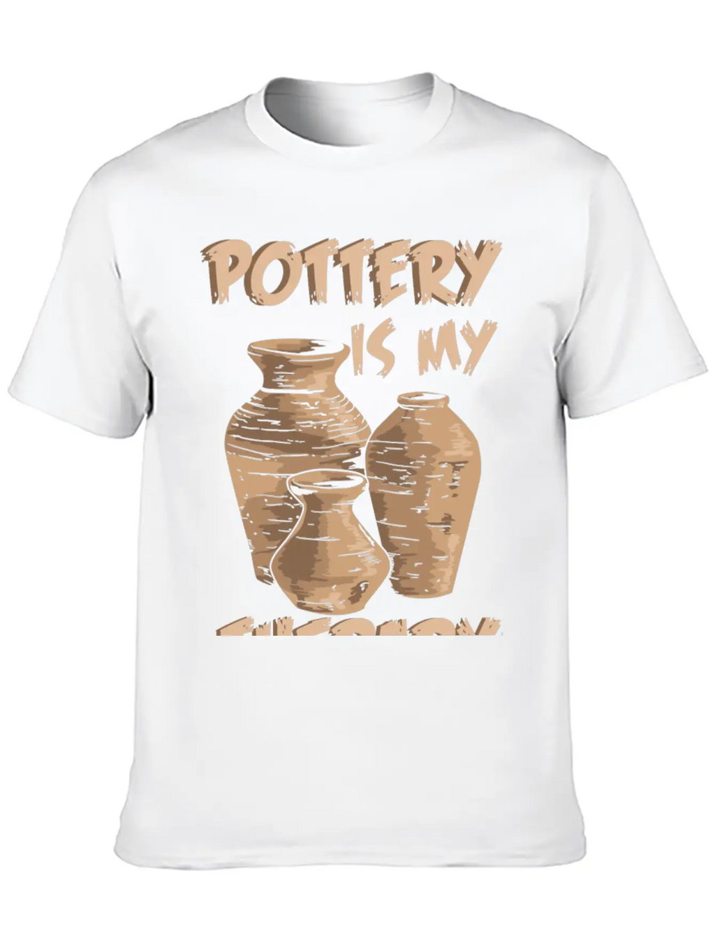 Pottery Is My Therapy Pottery And Ceramics Relaxed Everyday Tee – Lightweight And Durable Cotton