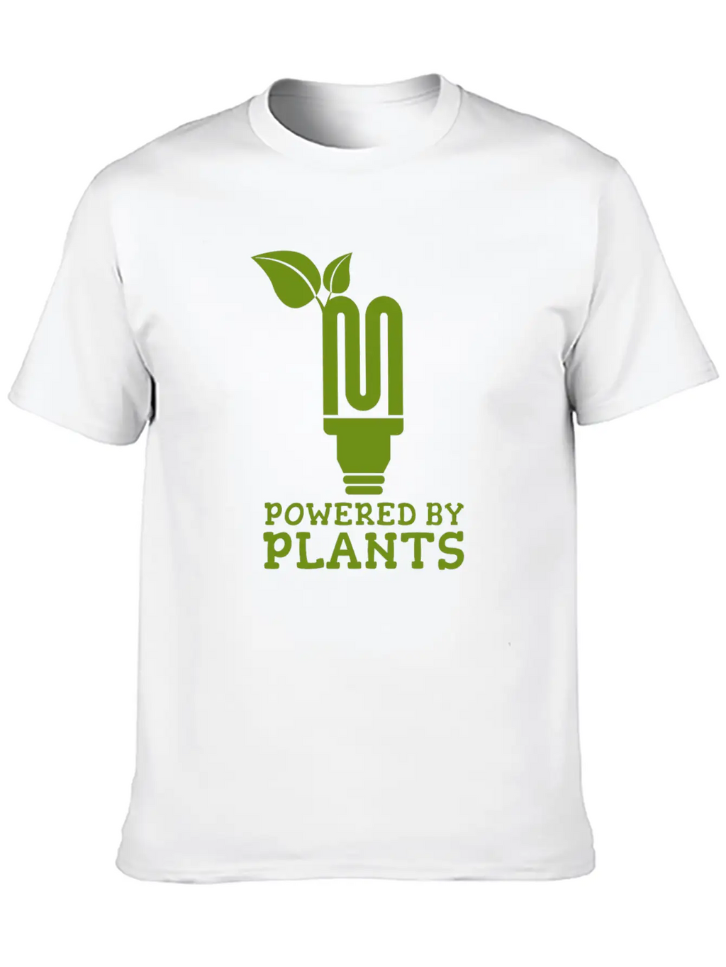 Powered By Plants Energy Present Breathable Soft Cotton T-Shirt – Timeless Casual Look