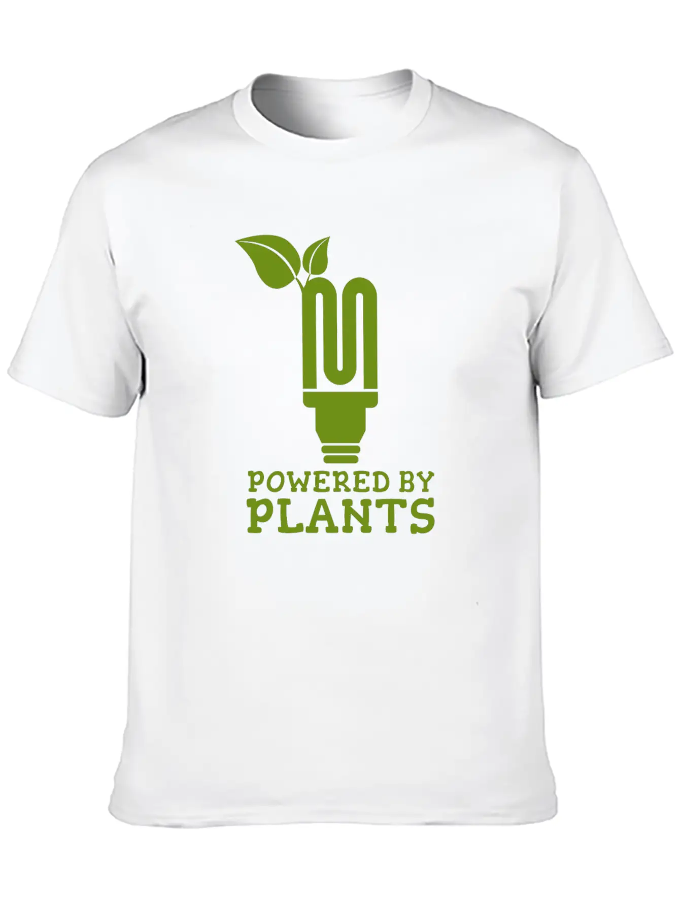 Powered By Plants Energy Present Breathable Soft Cotton T-Shirt – Timeless Casual Look