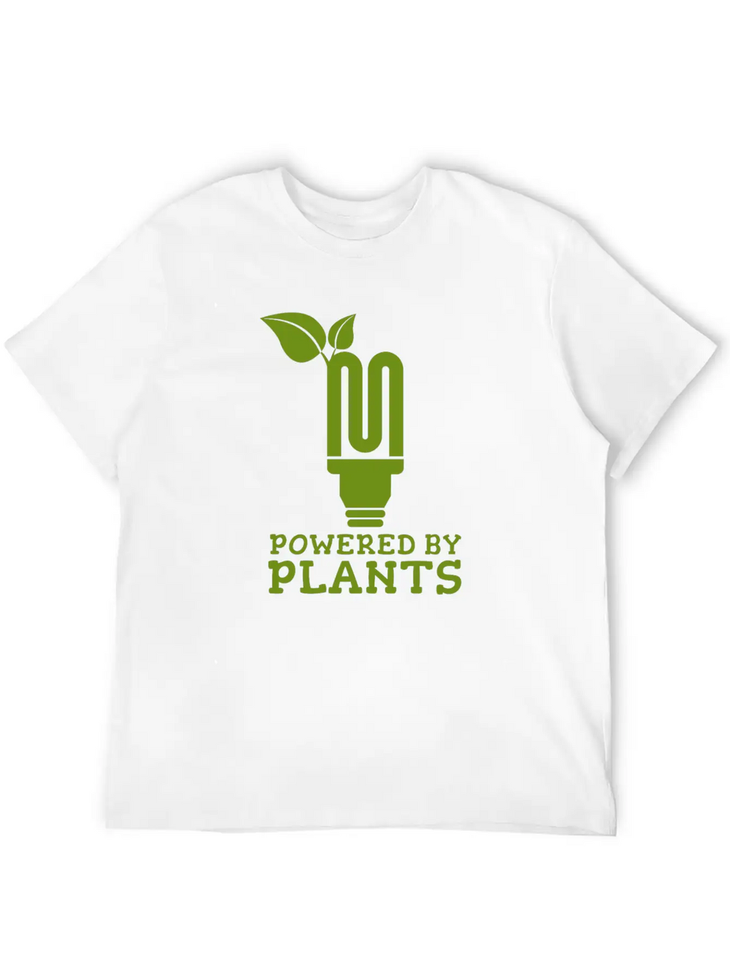 Powered By Plants Energy Present Breathable Soft Cotton T-Shirt – Timeless Casual Look