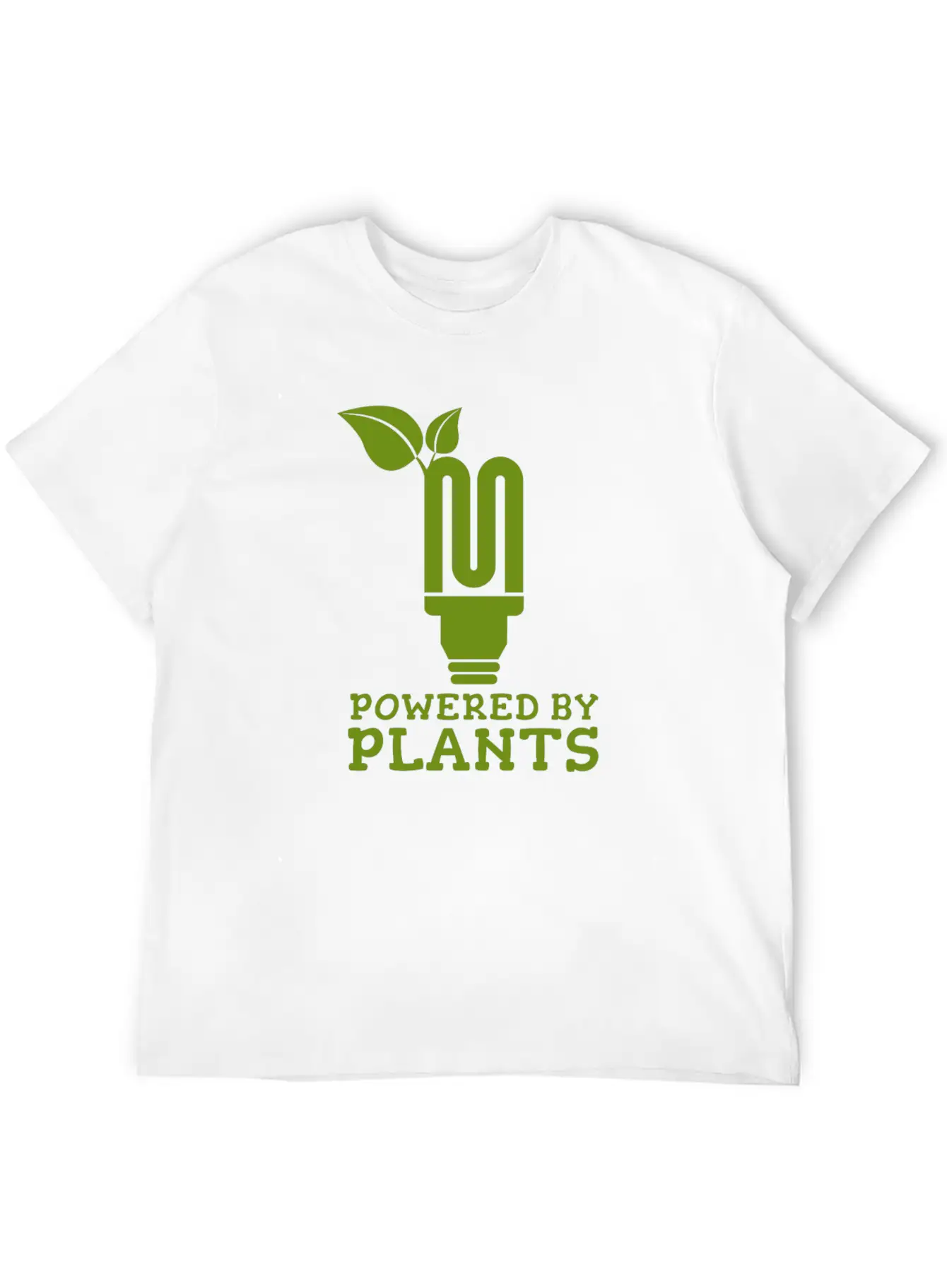 Powered By Plants Energy Present Breathable Soft Cotton T-Shirt – Timeless Casual Look