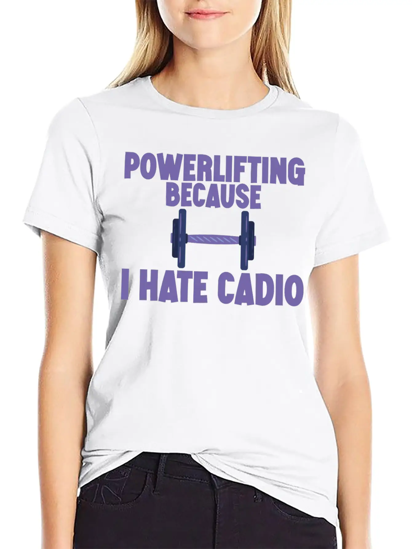Powerlifting Because I Hate Cardio 2 Essential Cotton Tee For Daily Outfits – Unisex Style