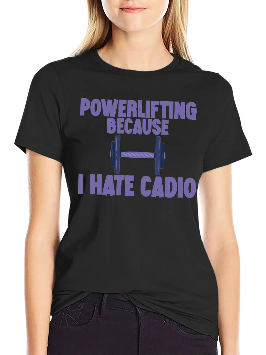 Powerlifting Because I Hate Cardio 2 Essential Cotton Tee For Daily Outfits – Unisex Style