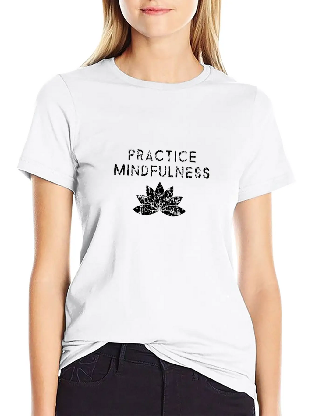 Practice Mindfulness With Lotus Flower Meditation Unisex Casual T-Shirt – Clean Design For Daily Comfort