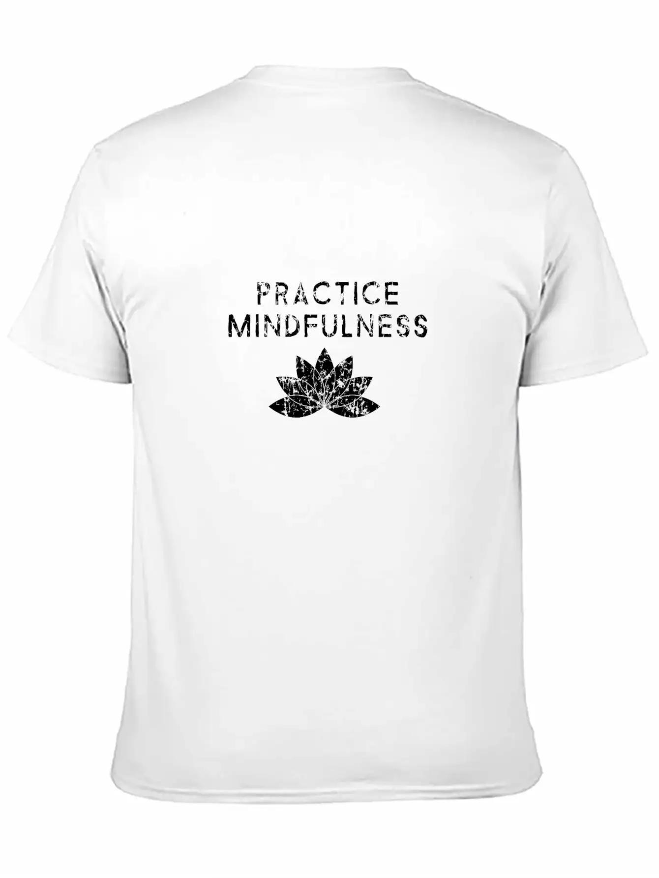 Practice Mindfulness With Lotus Flower Meditation Unisex Casual T-Shirt – Clean Design For Daily Comfort