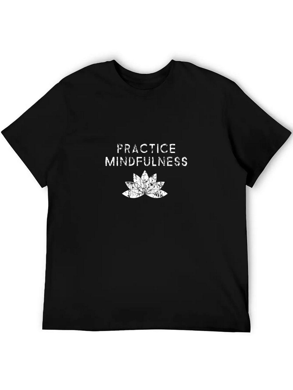Practice Mindfulness With Lotus Flower Meditation Unisex Casual T-Shirt – Clean Design For Daily Comfort