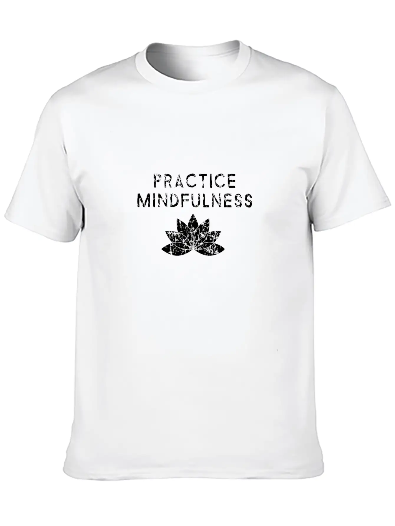 Practice Mindfulness With Lotus Flower Meditation Unisex Casual T-Shirt – Clean Design For Daily Comfort