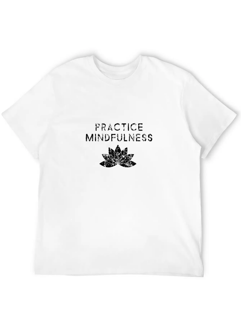 Practice Mindfulness With Lotus Flower Meditation Unisex Casual T-Shirt – Clean Design For Daily Comfort