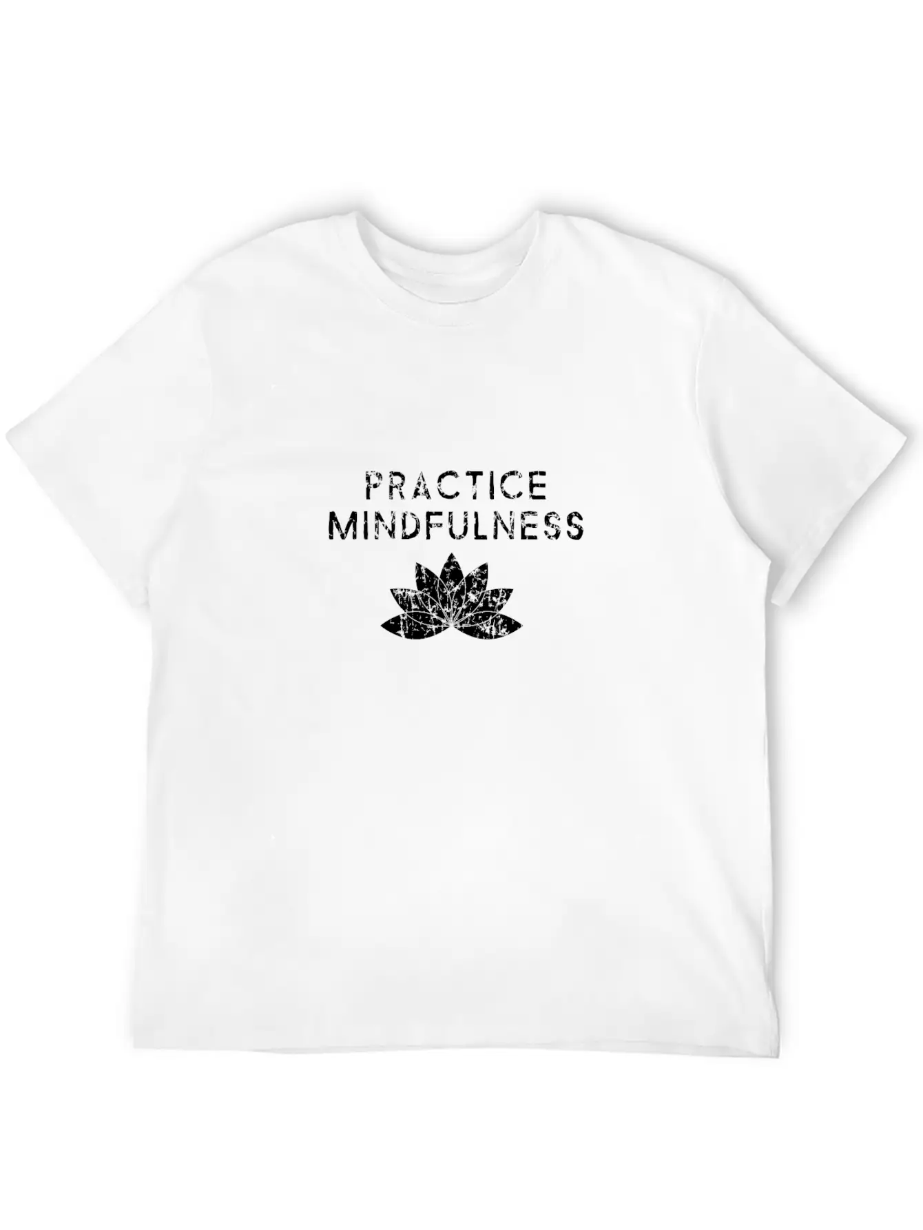 Practice Mindfulness With Lotus Flower Meditation Unisex Casual T-Shirt – Clean Design For Daily Comfort