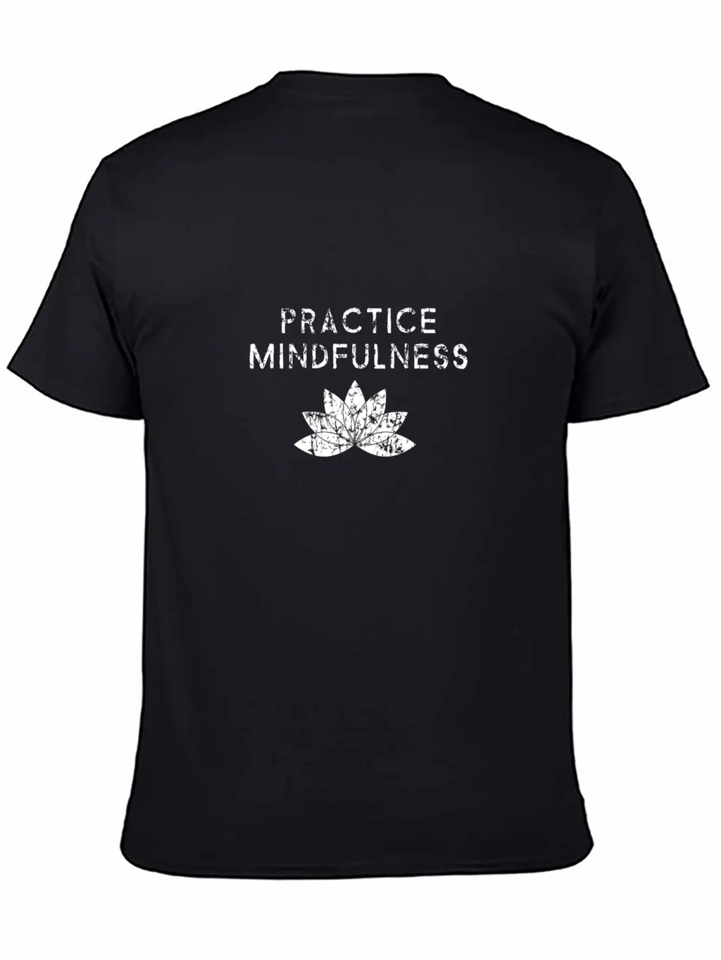 Practice Mindfulness With Lotus Flower Meditation Unisex Casual T-Shirt – Clean Design For Daily Comfort