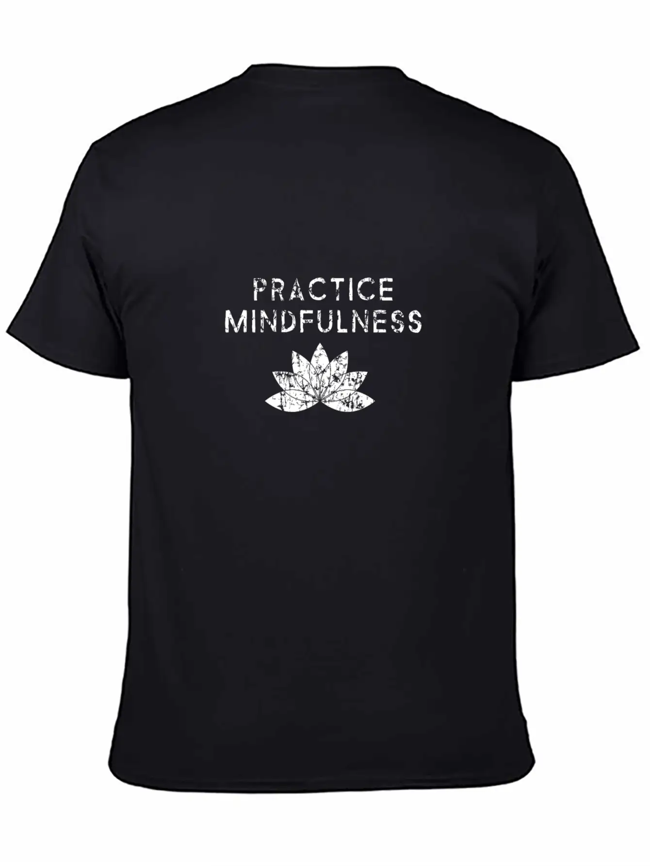 Practice Mindfulness With Lotus Flower Meditation Unisex Casual T-Shirt – Clean Design For Daily Comfort