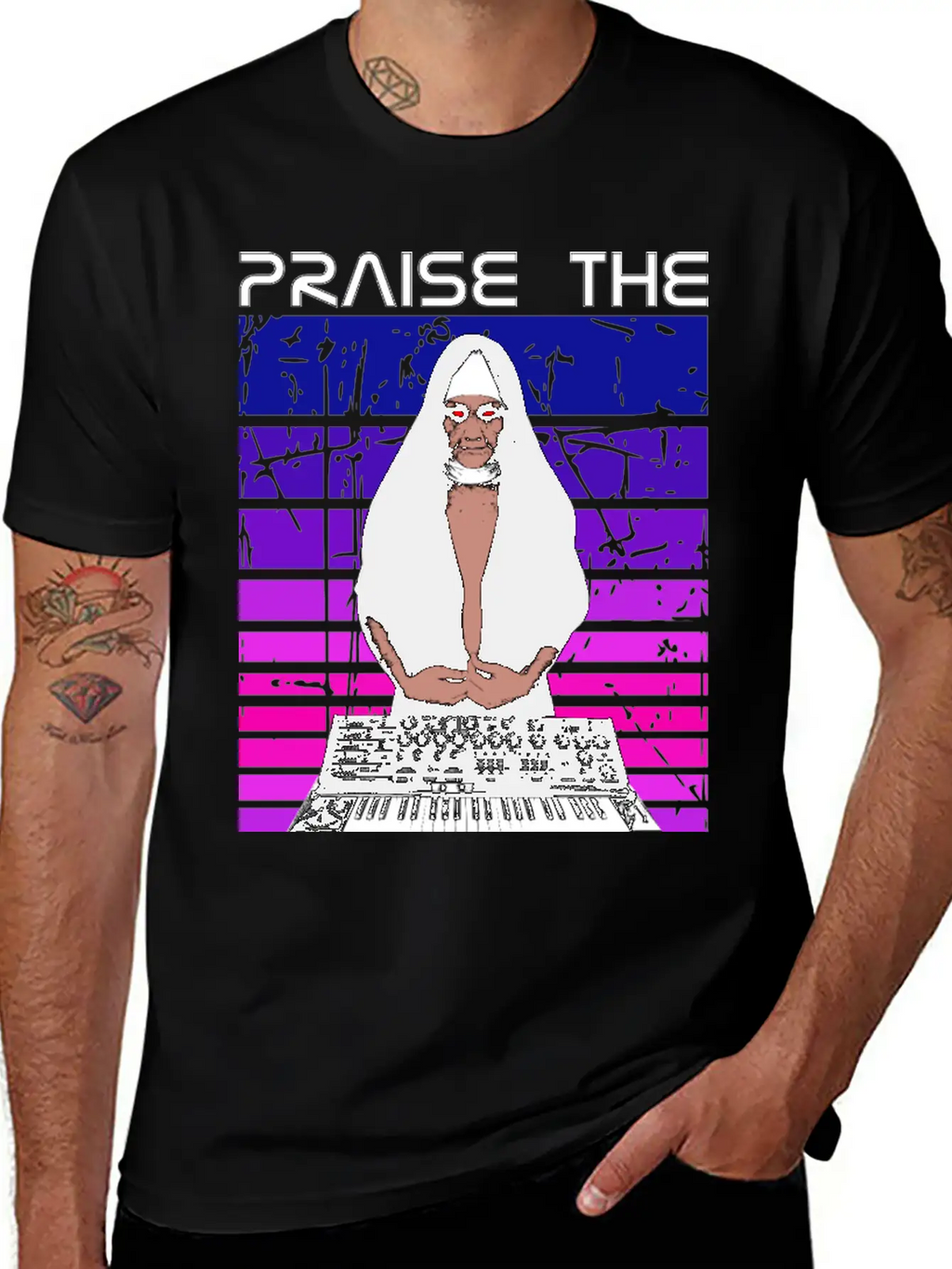 Praise The Synthesizer Basic Graphic T-Shirt – Daily Comfort In Soft Cotton