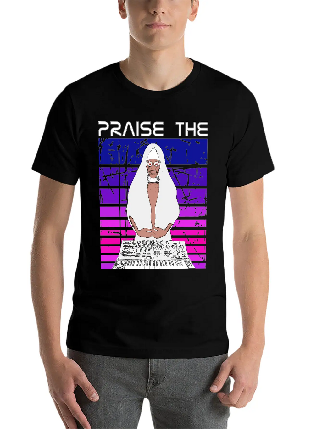 Praise The Synthesizer Basic Graphic T-Shirt – Daily Comfort In Soft Cotton