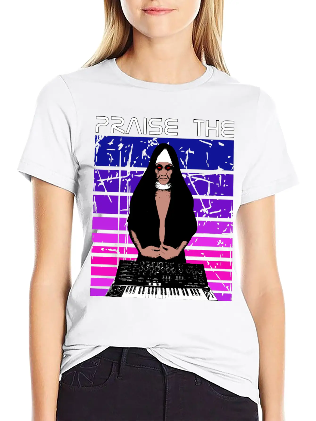 Praise The Synthesizer Basic Graphic T-Shirt – Daily Comfort In Soft Cotton