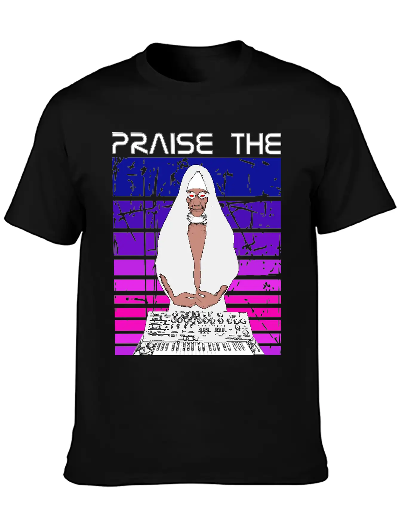 Praise The Synthesizer Basic Graphic T-Shirt – Daily Comfort In Soft Cotton