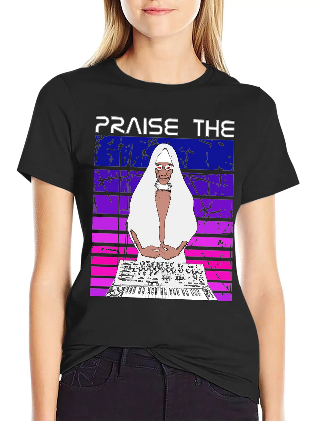 Praise The Synthesizer Basic Graphic T-Shirt – Daily Comfort In Soft Cotton