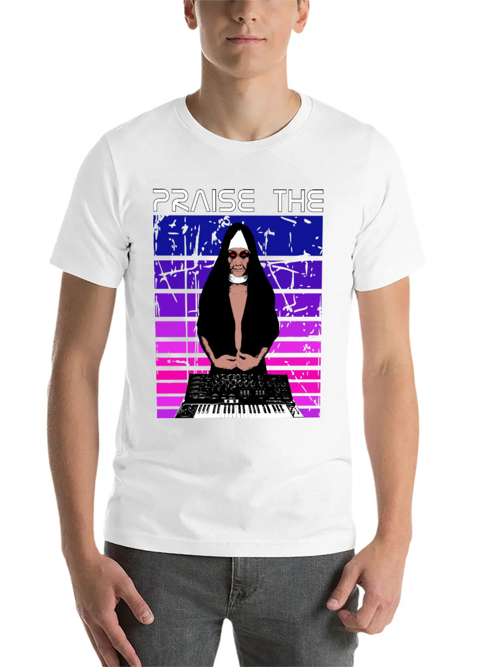 Praise The Synthesizer Basic Graphic T-Shirt – Daily Comfort In Soft Cotton