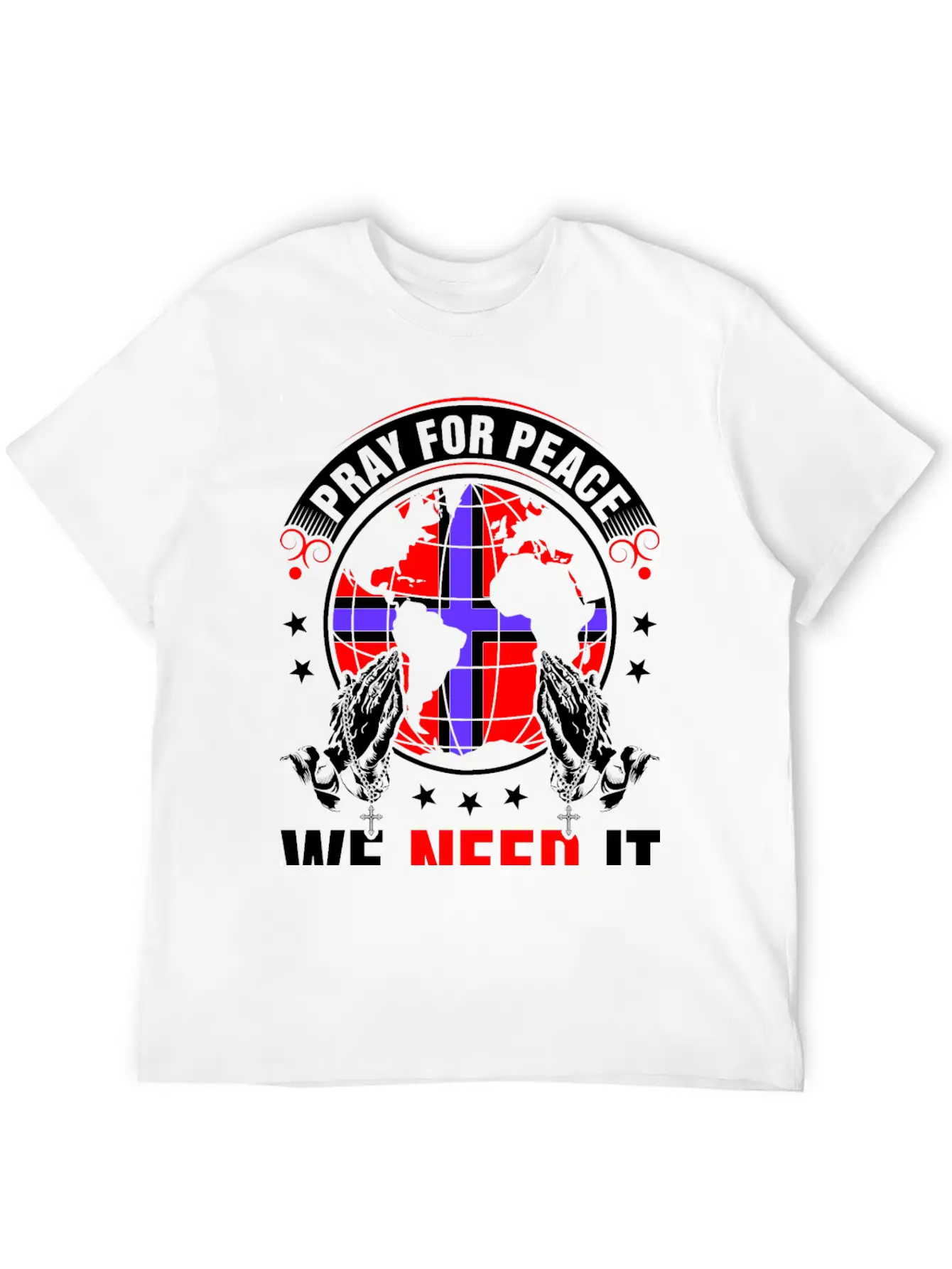 Pray For Peace Norwegian We Need It Tshirt Unisex Casual T-Shirt – Clean Design For Daily Comfort