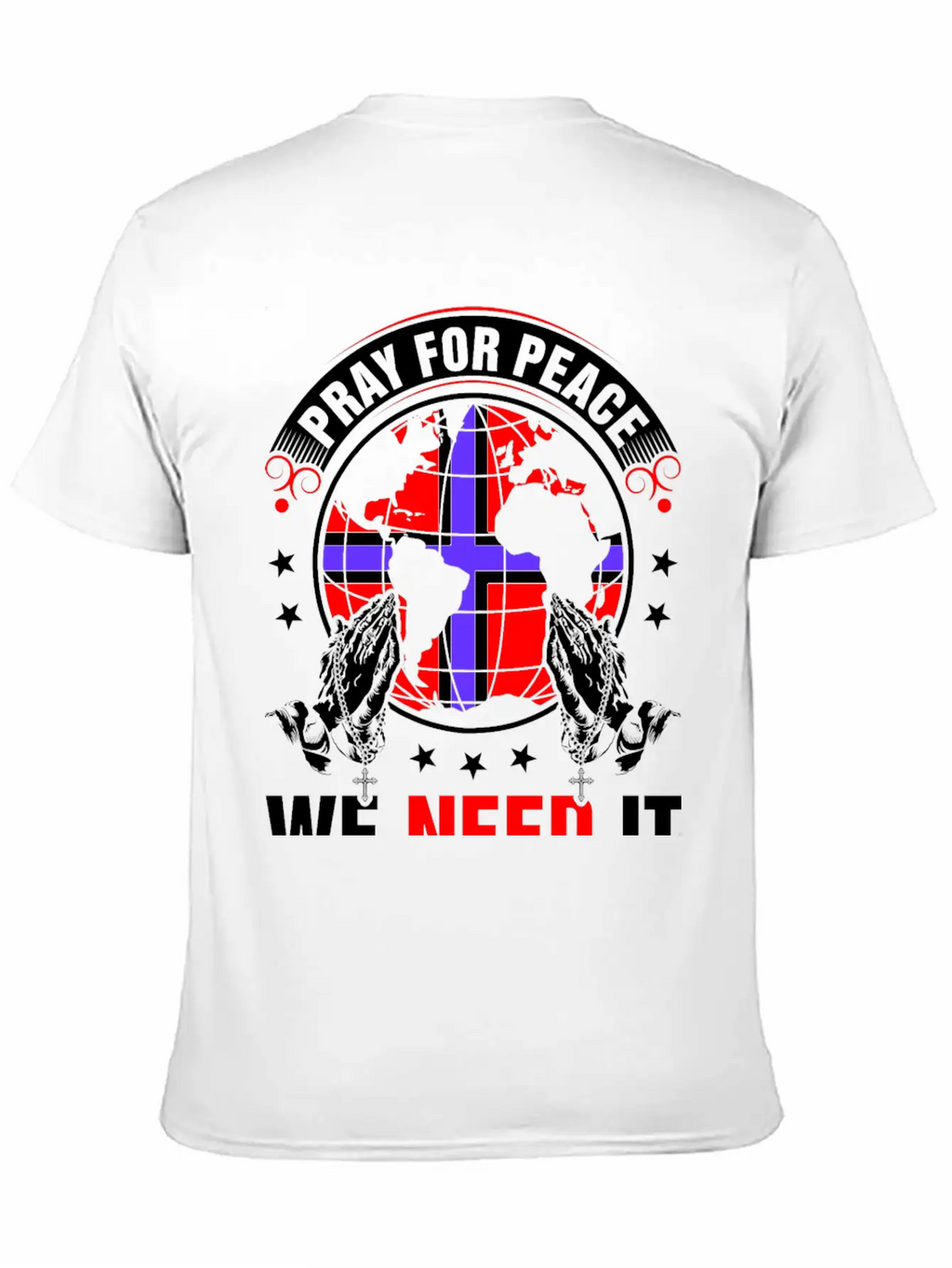 Pray For Peace Norwegian We Need It Tshirt Unisex Casual T-Shirt – Clean Design For Daily Comfort