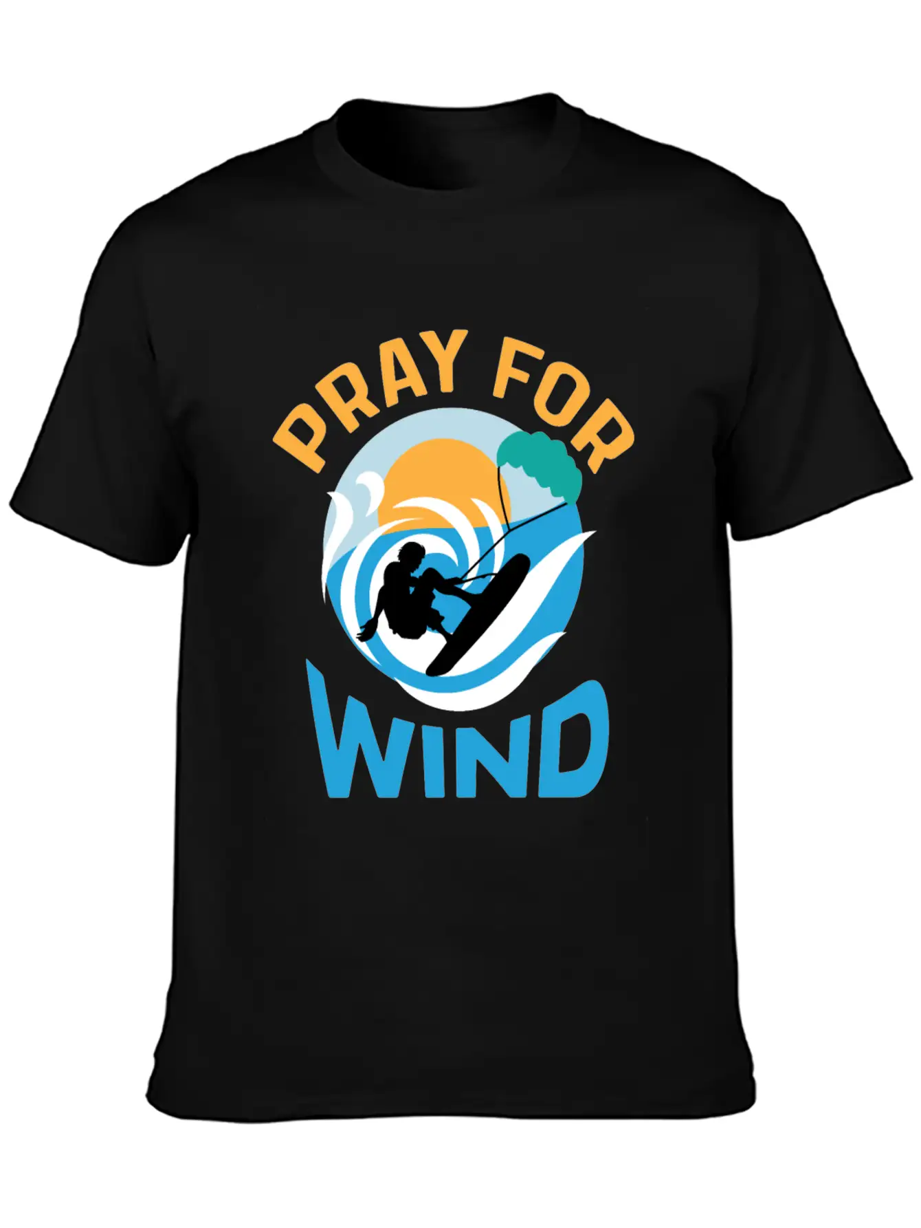 Pray For Wind Hobbyist Gift Basic Graphic T-Shirt – Daily Comfort In Soft Cotton