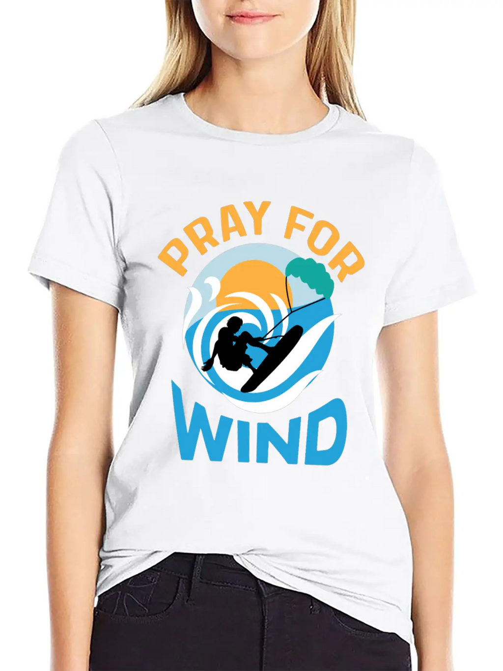 Pray For Wind Hobbyist Gift Basic Graphic T-Shirt – Daily Comfort In Soft Cotton