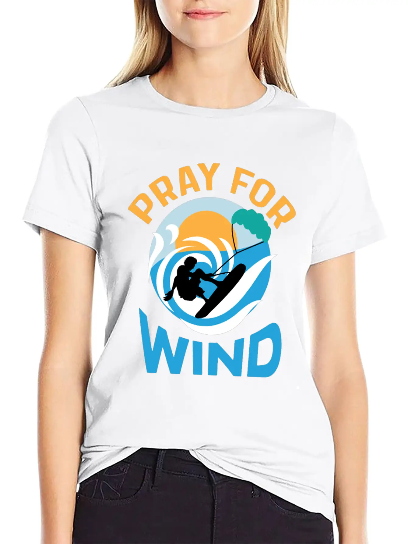 Pray For Wind Hobbyist Gift Basic Graphic T-Shirt – Daily Comfort In Soft Cotton