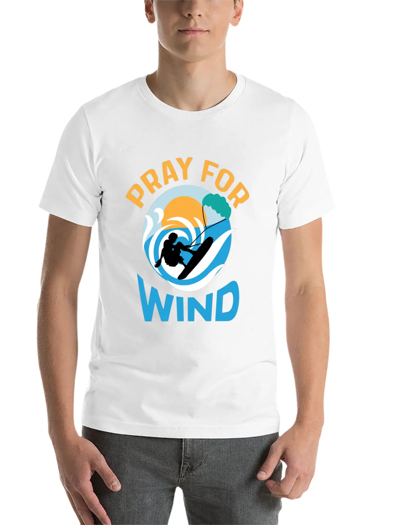 Pray For Wind Hobbyist Gift Basic Graphic T-Shirt – Daily Comfort In Soft Cotton