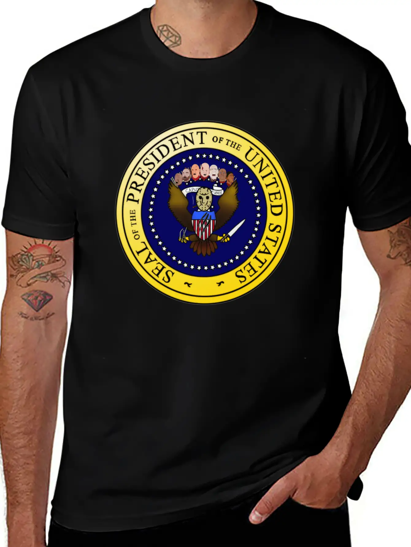 Presidential Seal Essential Cotton Tee For Daily Outfits – Unisex Style