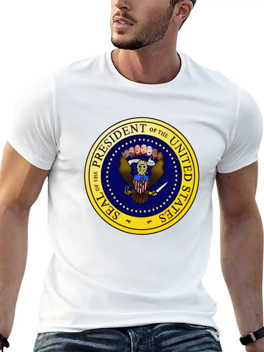 Presidential Seal Essential Cotton Tee For Daily Outfits – Unisex Style