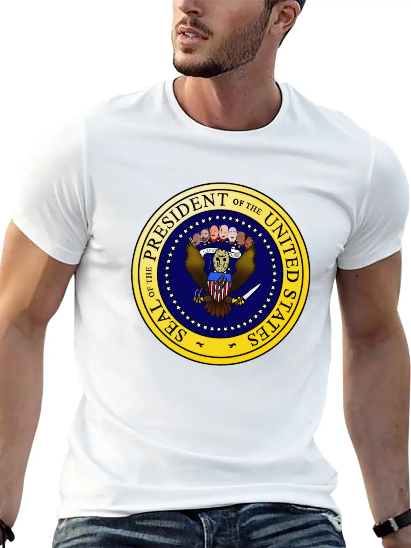 Presidential Seal Essential Cotton Tee For Daily Outfits – Unisex Style
