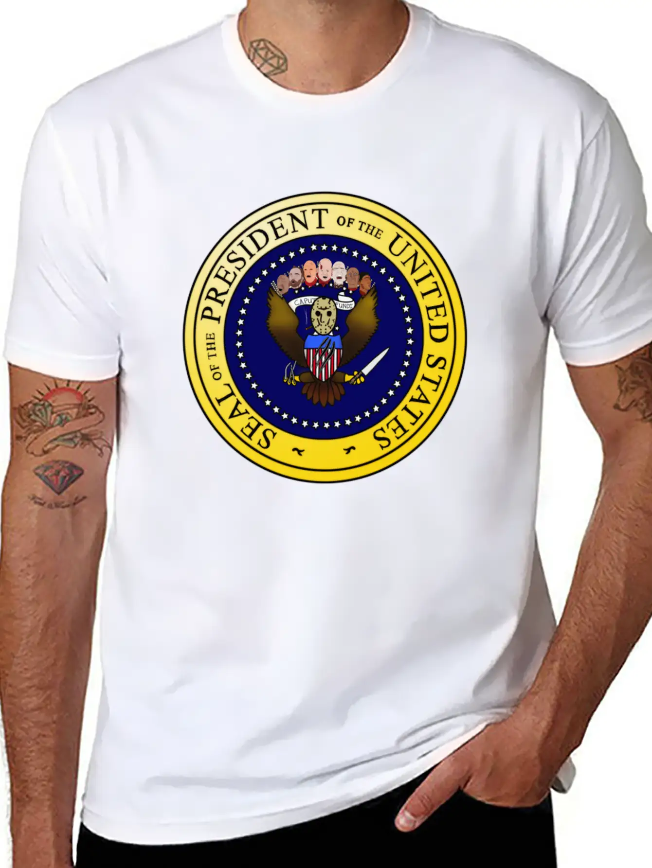 Presidential Seal Essential Cotton Tee For Daily Outfits – Unisex Style