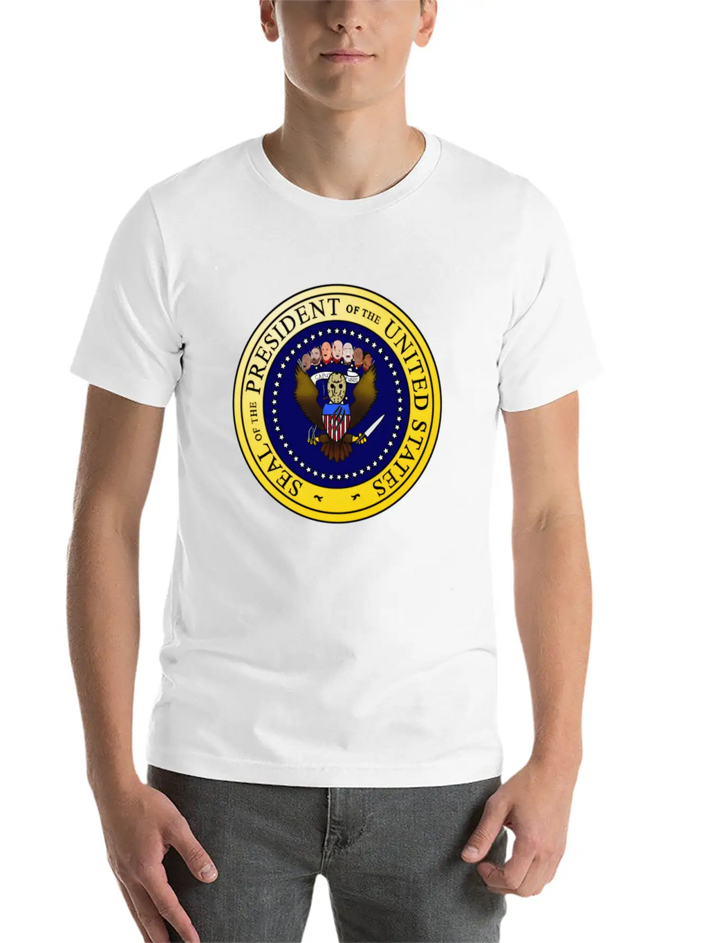 Presidential Seal Essential Cotton Tee For Daily Outfits – Unisex Style