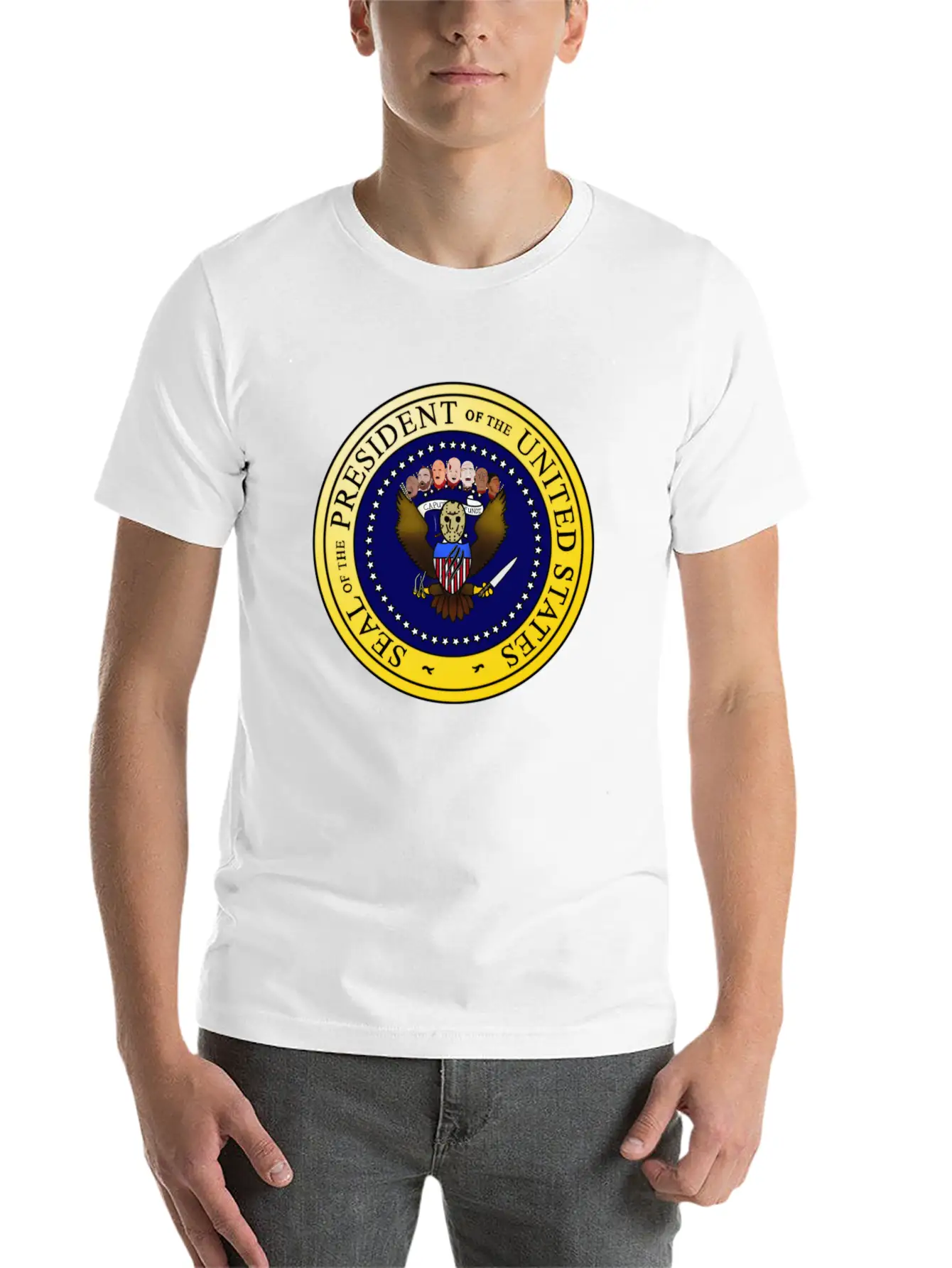 Presidential Seal Essential Cotton Tee For Daily Outfits – Unisex Style