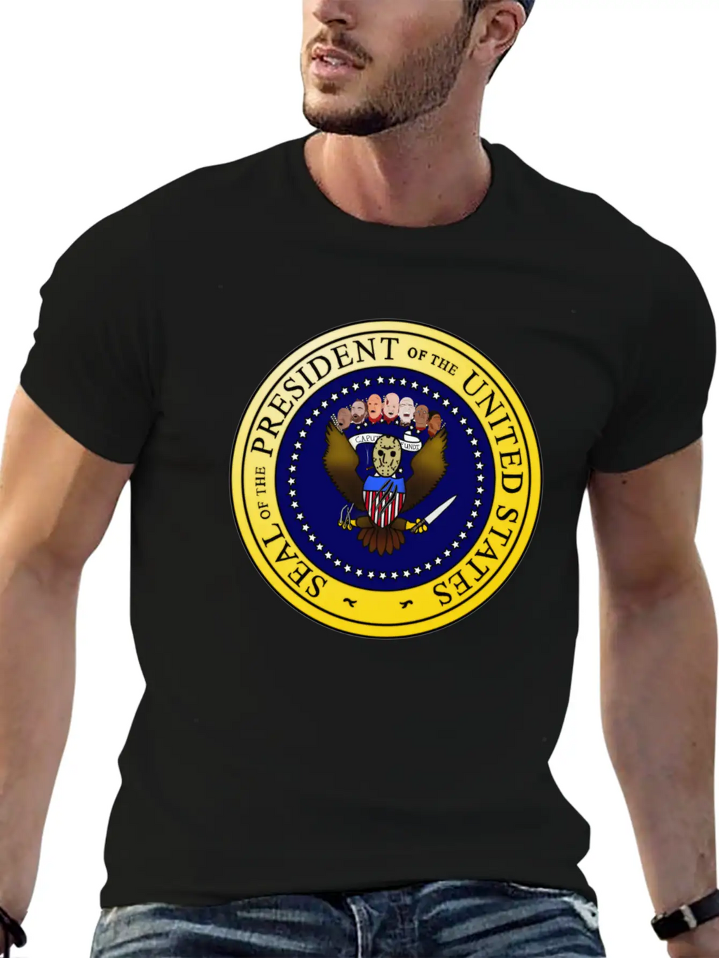 Presidential Seal Essential Cotton Tee For Daily Outfits – Unisex Style