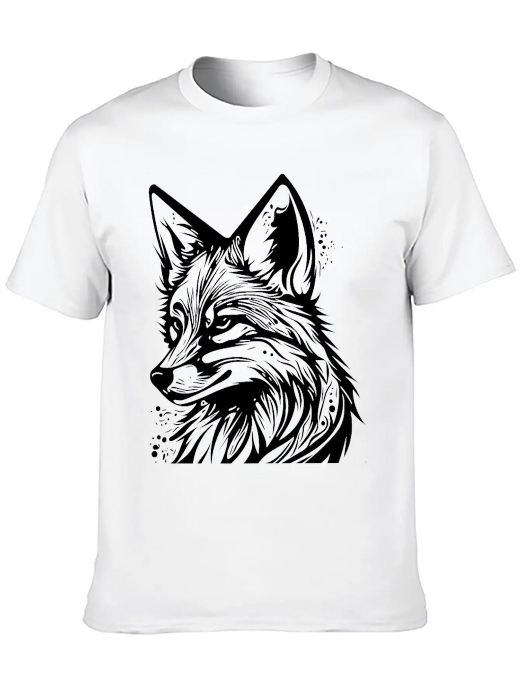 Pretty Fox Portrait Tattoo Ink Classic Cotton Tee – Unisex Comfort For Any Season