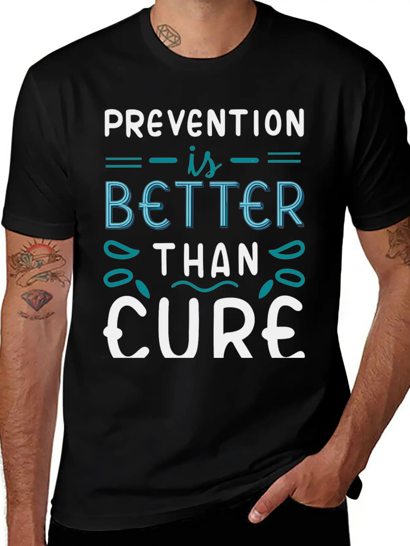 Prevention Is Better Than Cure Relaxed Everyday Tee – Lightweight And Durable Cotton