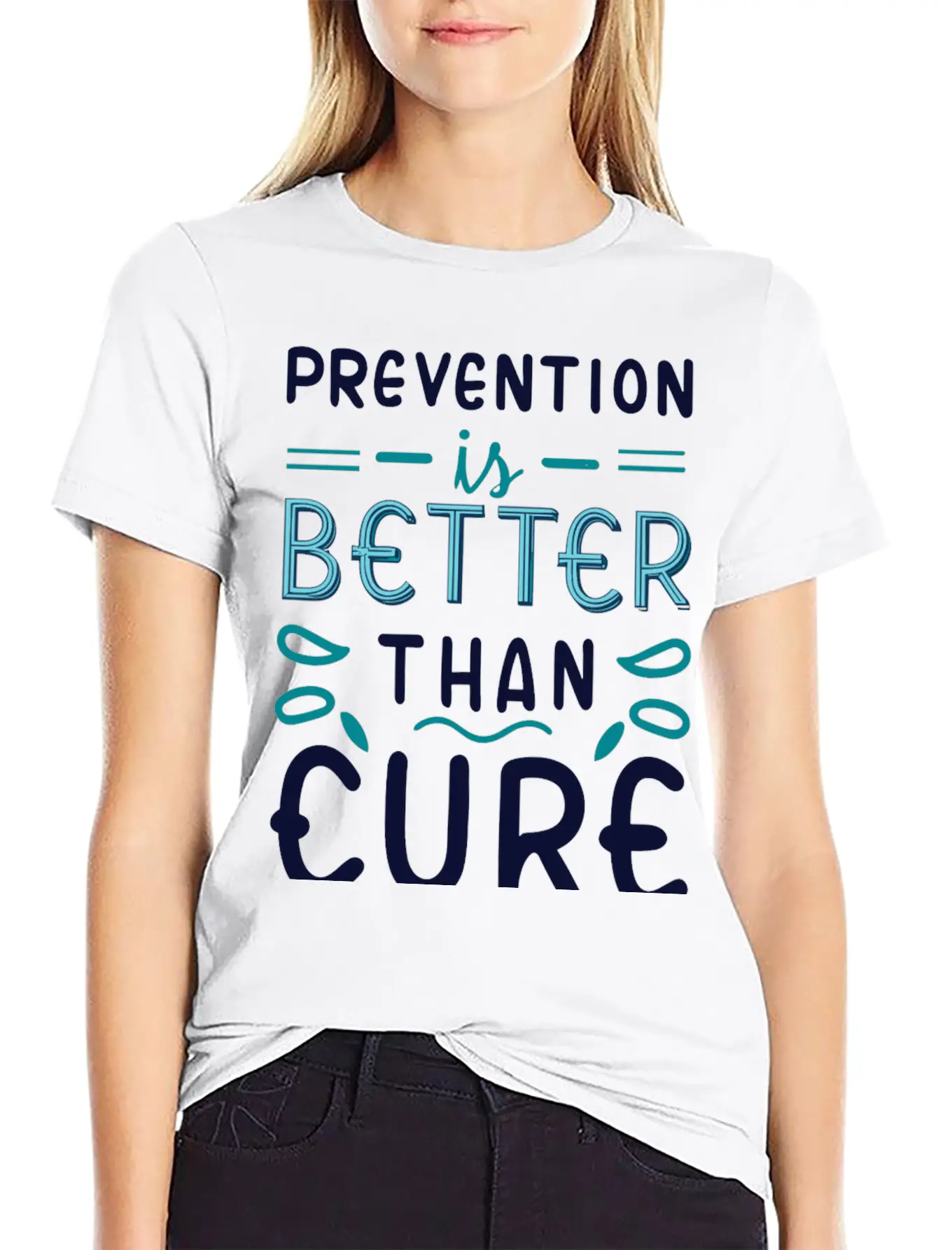 Prevention Is Better Than Cure Relaxed Everyday Tee – Lightweight And Durable Cotton